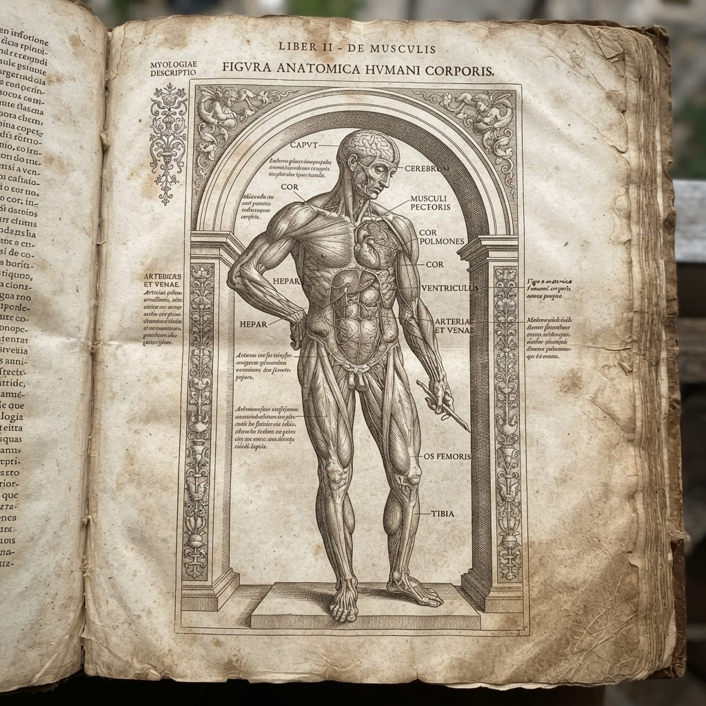 Anatomia: İnsan Bedeninin Yapısı adlı arşiv kaydına ait tarihi levha